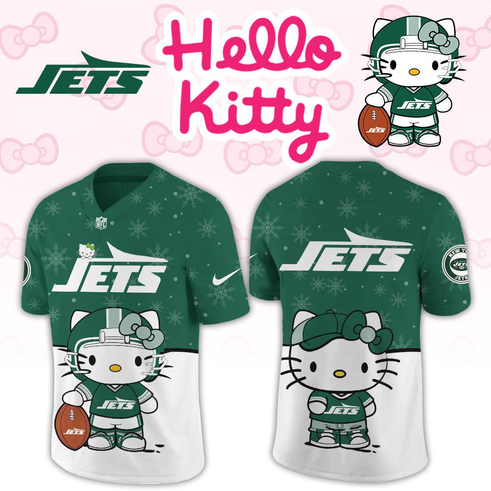 New York Jets x Hello Kitty Jersey New York Jets Apparel Presents Idea For Fans - Foxy23shop