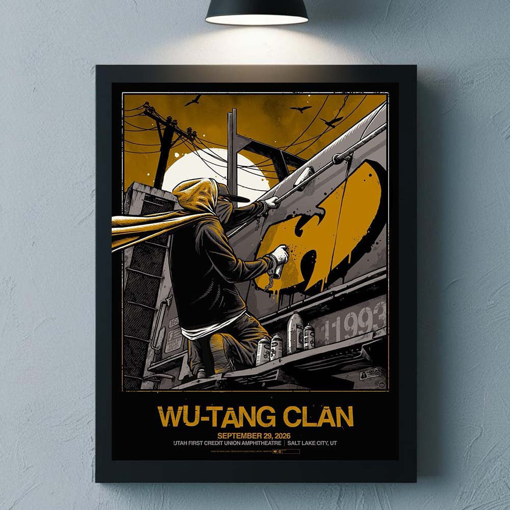 Wu Tang Clan Salt Lake City UT 2026 Venue Poster Wu Tang Clan Concert Poster Gifts For Fans - Foxy23shop