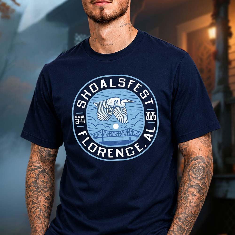 ShoalsFest 2026 Merch McFarland Park In Florence Alabama T-Shirt Gifts For Music Fans - Foxy23shop