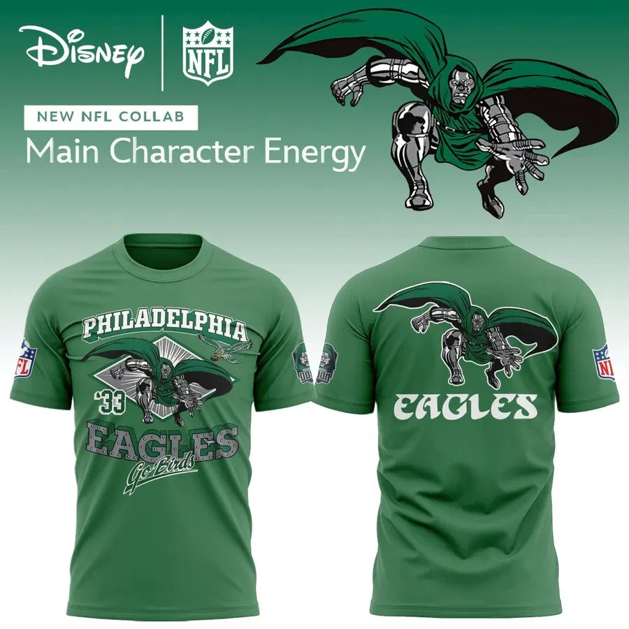 Disney X Philadelphia Eagles Doctor Doom Collaboration Shirt Philadelphia Eagles Clothing - Foxy23shop