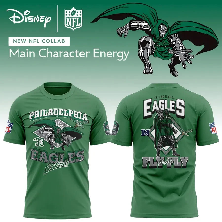 Disney X Philadelphia Eagles Doctor Doom Collaboration Shirt Presents For Eagles Fans - Foxy23shop
