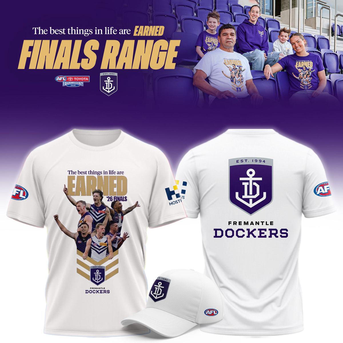 Fremantle Dockers 2026 AFL Finals Series Shirt Fremantle Dockers Clothing Best Fan Gears - Foxy23shop