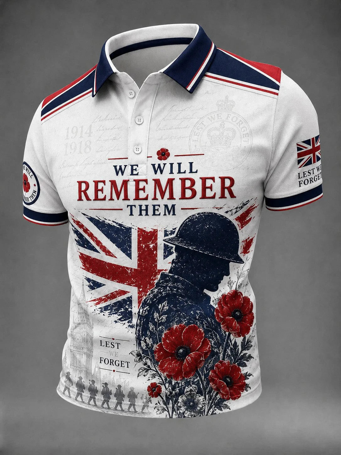 We Will Remember Them Polo Shirt Remember Their Honor Apparel Gift For Veterans - Foxy23shop