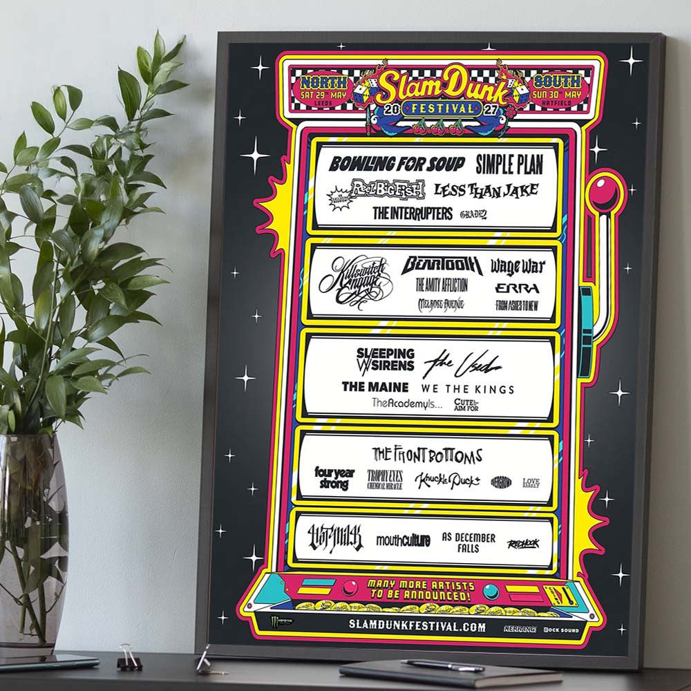 Slam Dunk Festival 2027 Line Up Home Decor Poster Slam Dunk Festival Poster Gift Idea - Foxy23shop