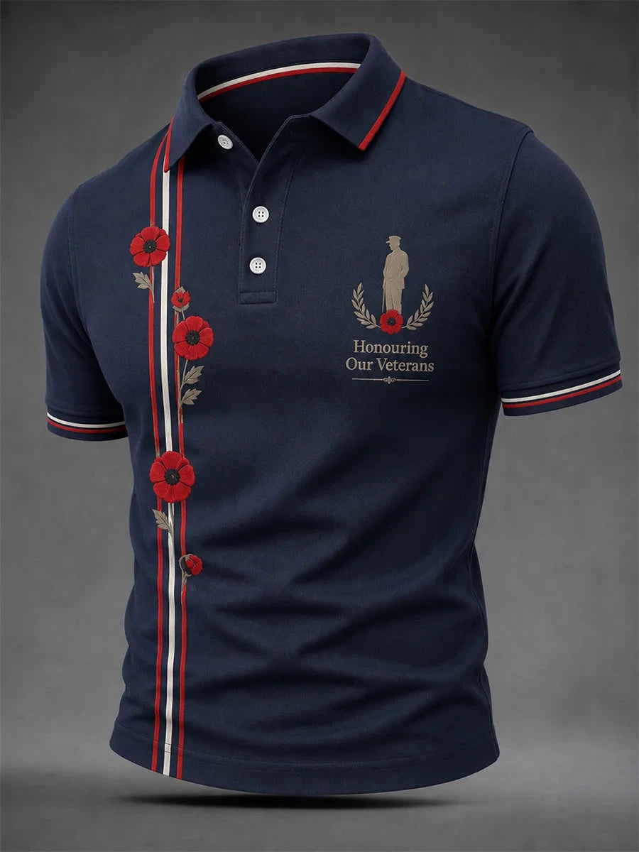 Honouring Our Veterans Polo Shirt Unique Clothes Gift For Brothers - Foxy23shop