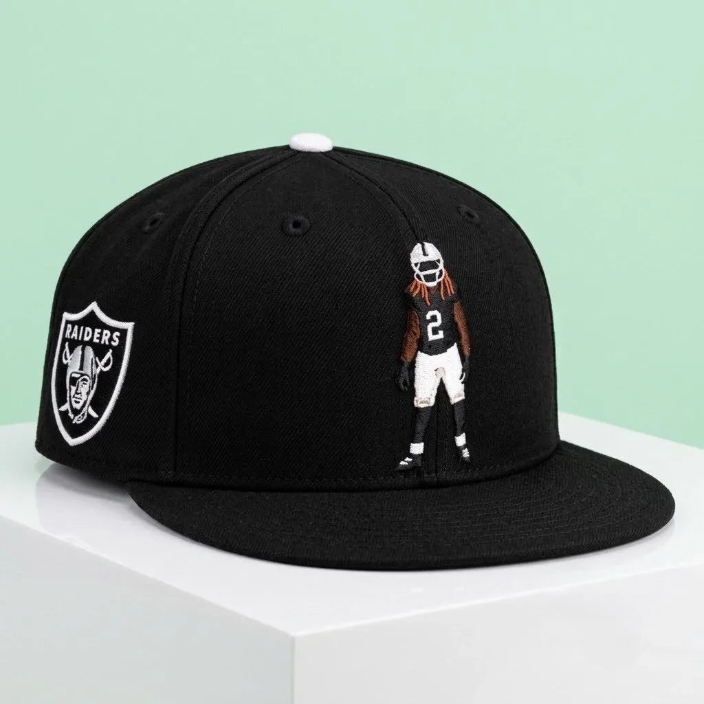 Las Vegas Raiders Ashton Jeanty Michael Myers Snapback Hat Las Vegas Raiders Merch Fan Gifts - Foxy23shop