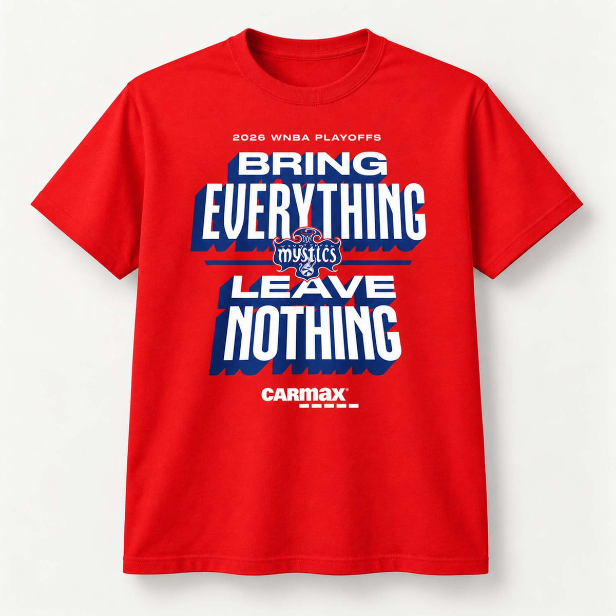 Bring Everything Leave Nothing Mystics 2026 Playoffs T-Shirt Washington Mystics Merch Fan Gear - Foxy23shop