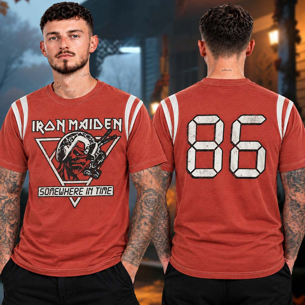 Iron Maiden Merch Somewhere In Time 40th Anniversary Collection Shirt Gifts For Iron Maiden Fan - Foxy23shop