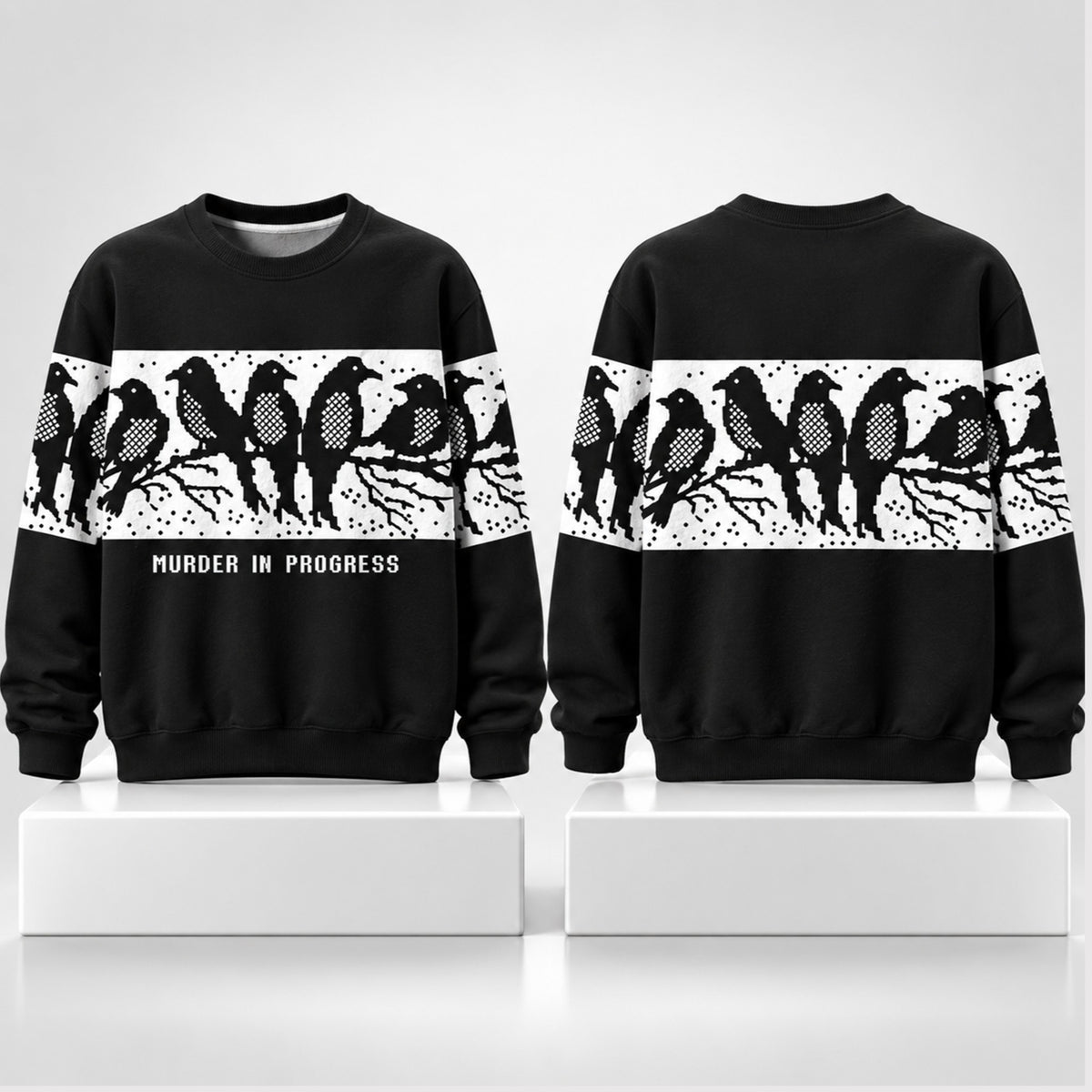 Murder In Progress Christmas Sweatshirt Xmas Clothing Gifts For Movie Lovers - Foxy23shop