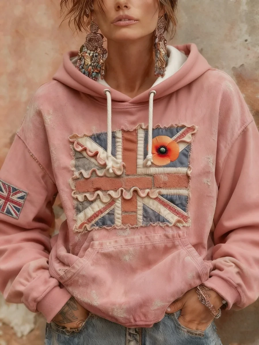British Remembrance Day Poppy Hoodie Remember Their Service Clothes Gift For Mothers - Foxy23shop