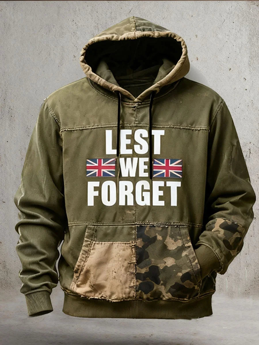 Lest We Forget Hoodie Remember The Fallen Apparel Gift For Patriotic - Foxy23shop