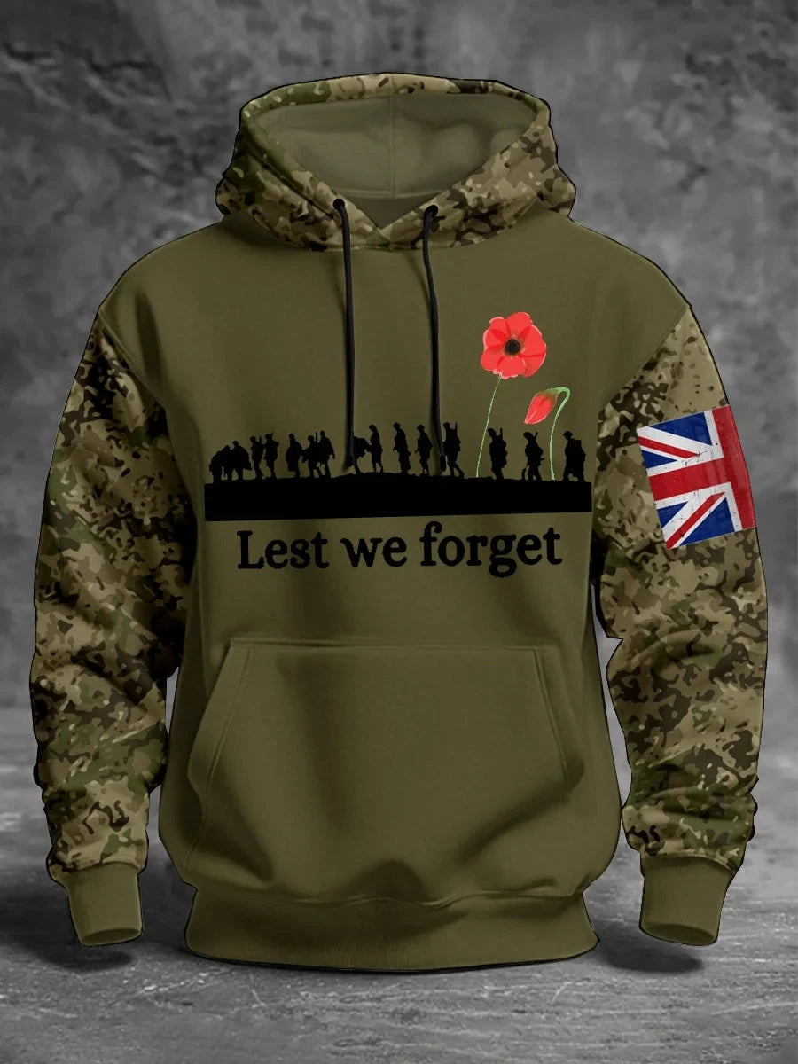 Lest We Forget Hoodie 11Th November Remembrance Day Clothes Gift For Brothers - Foxy23shop