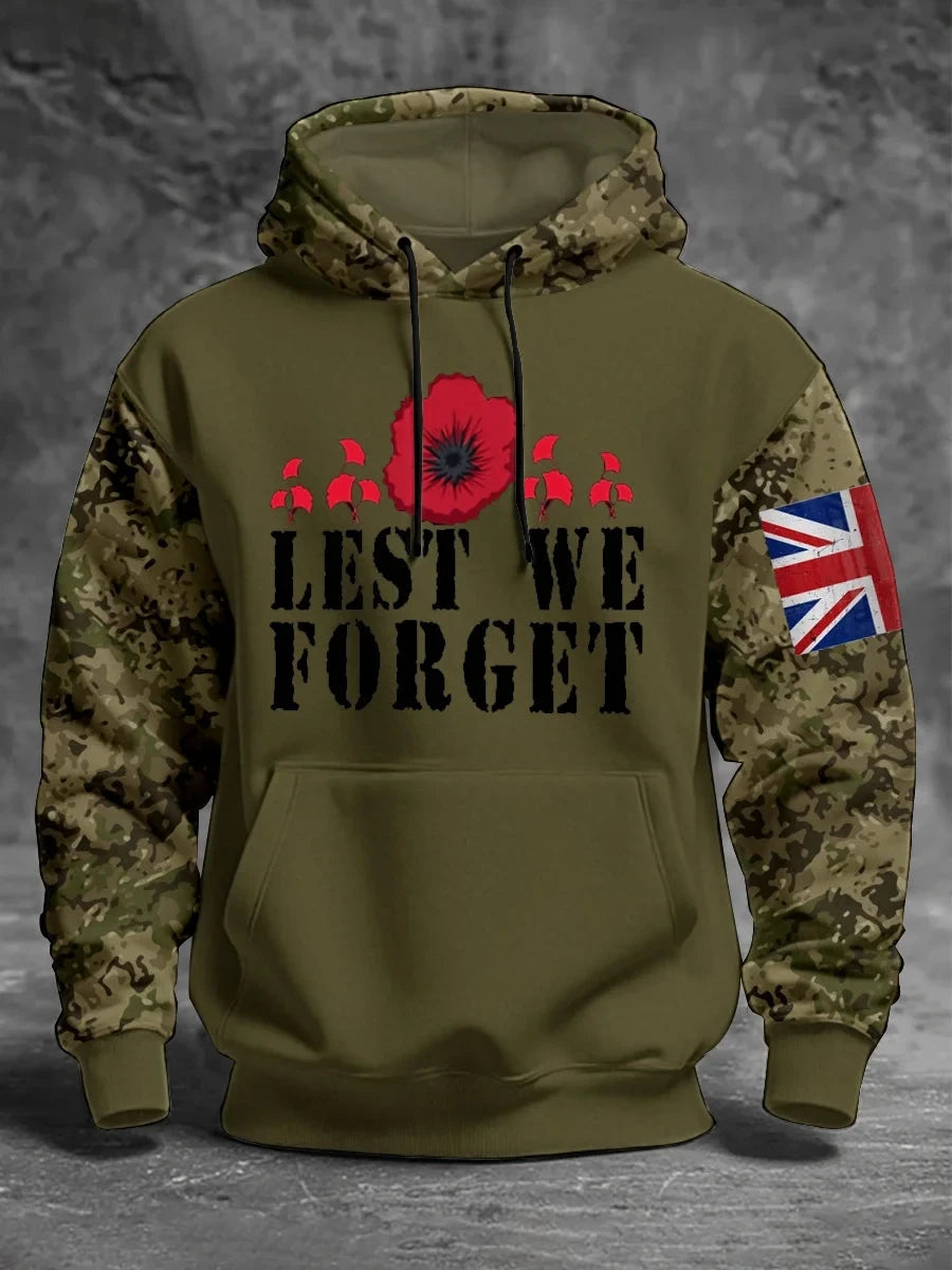 Lest We Forget Hoodie 11Th November Remembrance Day Clothes Gift For Friends - Foxy23shop