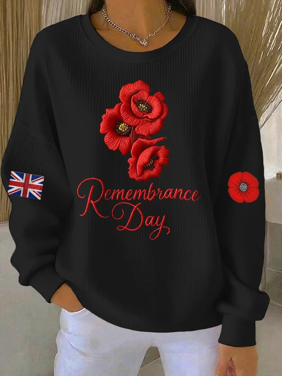Women's 11Th November Remembrance Day Sweatshirt Patriot Clothing Gift For Sisters - Foxy23shop