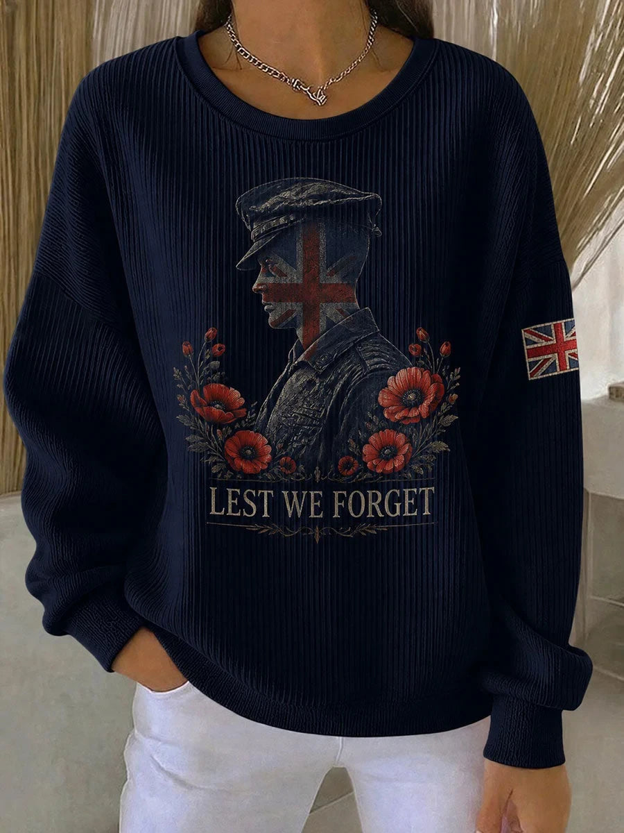 Lest We Forget Sweatshirt Remember Their Legacy Apparel Gift For Women - Foxy23shop