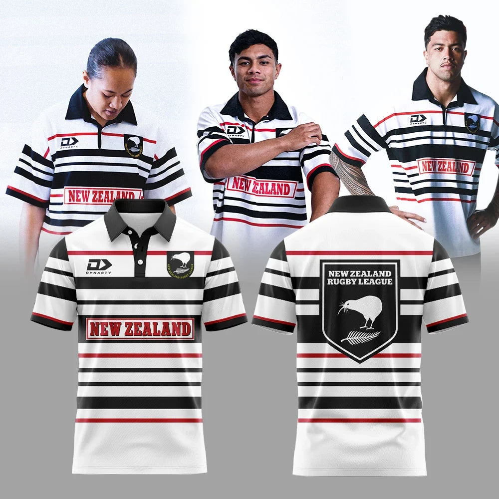 New Zealand Kiwis Merch 2026 Rugby League World Cup Polo Shirt Best Fan Gear - Foxy23shop