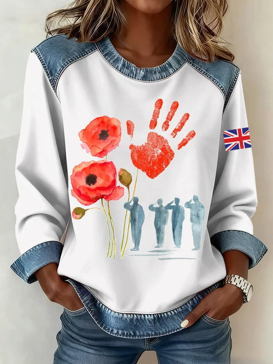 Lest We Forget Sweatshirt Fallen Heroes Honor Shirt Gift For Women - Foxy23shop