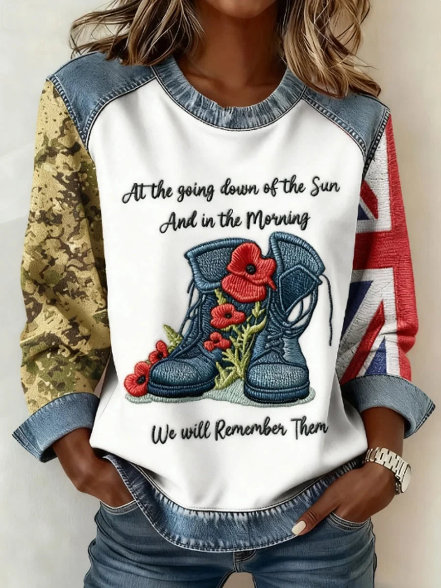 We Will Remember Them Sweatshirt Military Honor Memorial Shirt Gift For Moms - Foxy23shop