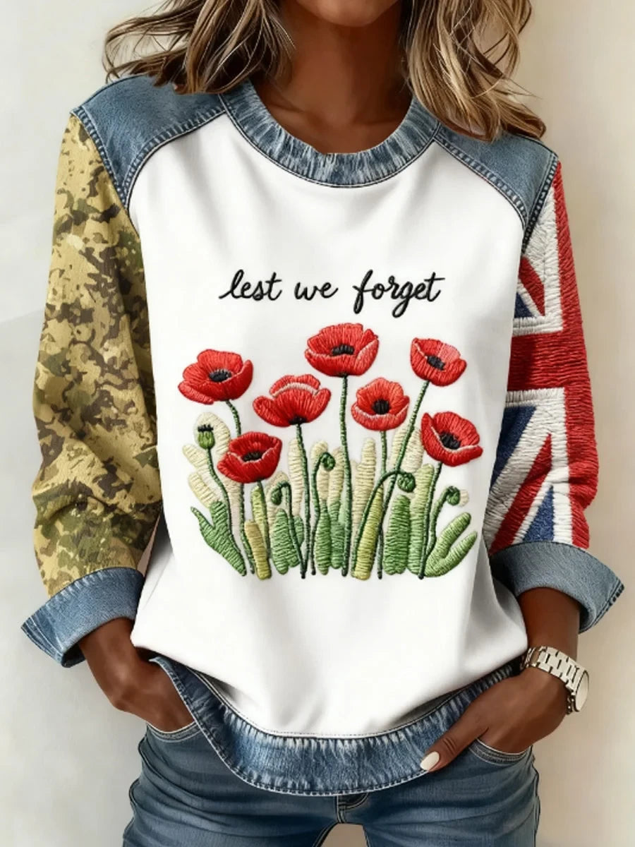 Lest We Forget Sweatshirt Remember The Fallen Shirt Gift For Mothers - Foxy23shop