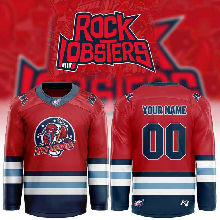 Custom Athens Rock Lobsters SPHL 2026 27 Season Jersey Best Gifts For Fans - Foxy23shop