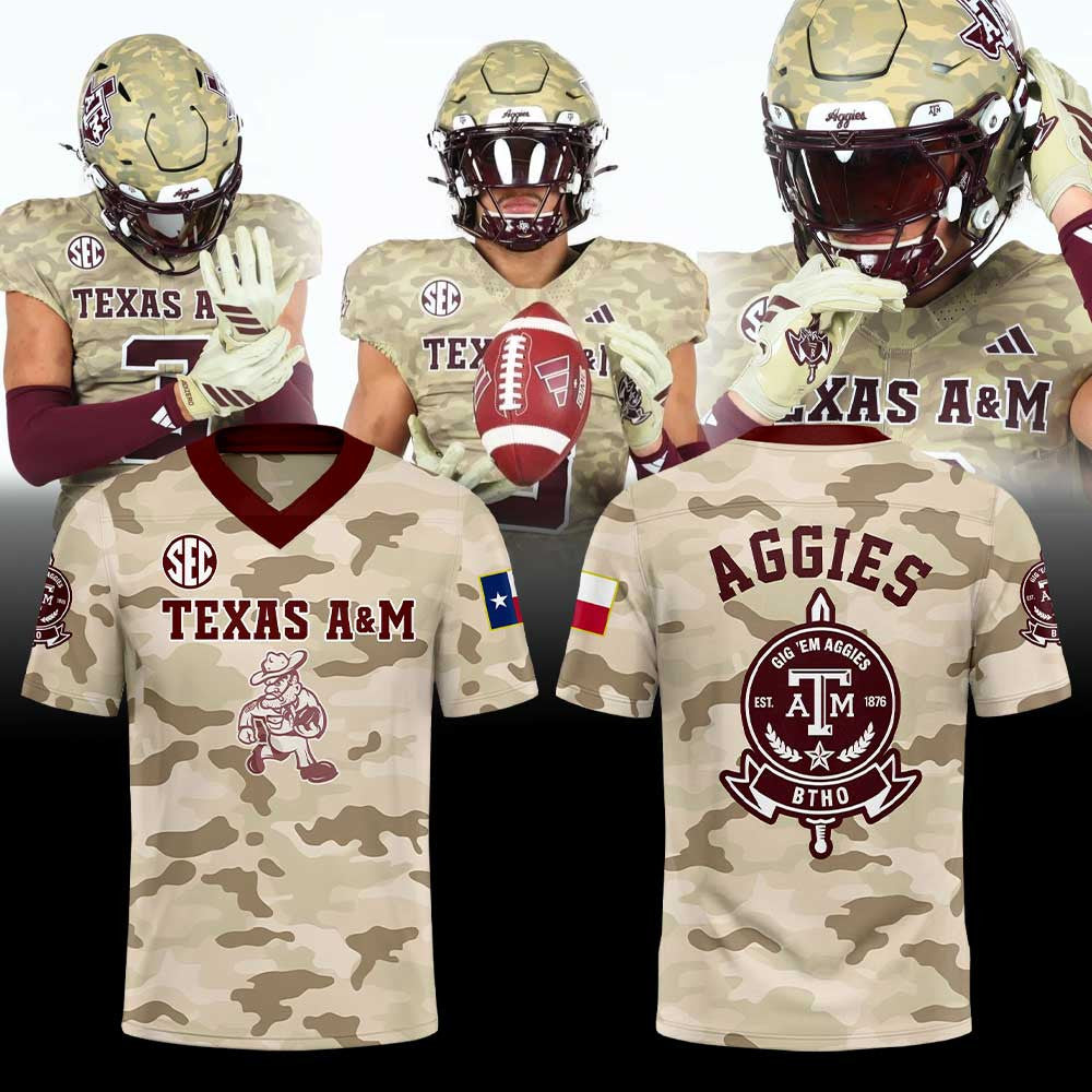 Texas A M Aggies Merch 2026 NCAA Honor Support V-Neck Shirt Football Fan Gear - Foxy23shop