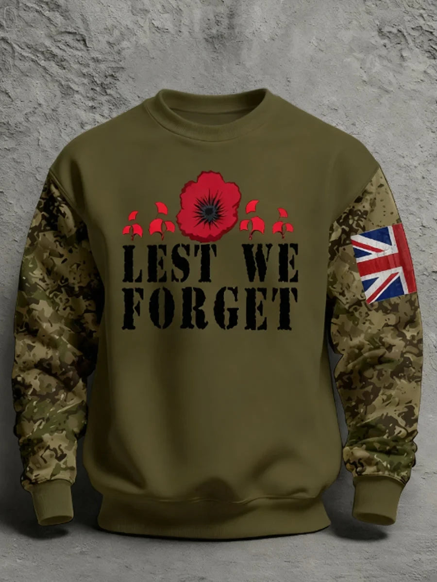 Lest We Forget Sweatshirt 11Th November Remembrance Day Apparel Gift For Brothers - Foxy23shop