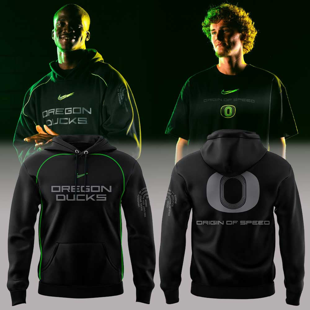 Oregon Ducks Merch Origin Of Speed 2026 Hoodie Unique Gifts For Fans - Foxy23shop