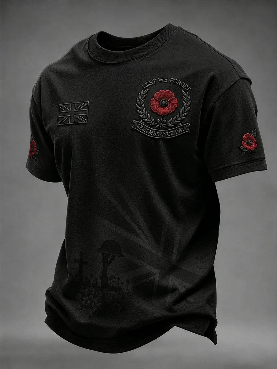 Lest We Forget T-Shirt Fallen Soldier Shirt Gift For Veterans - Foxy23shop