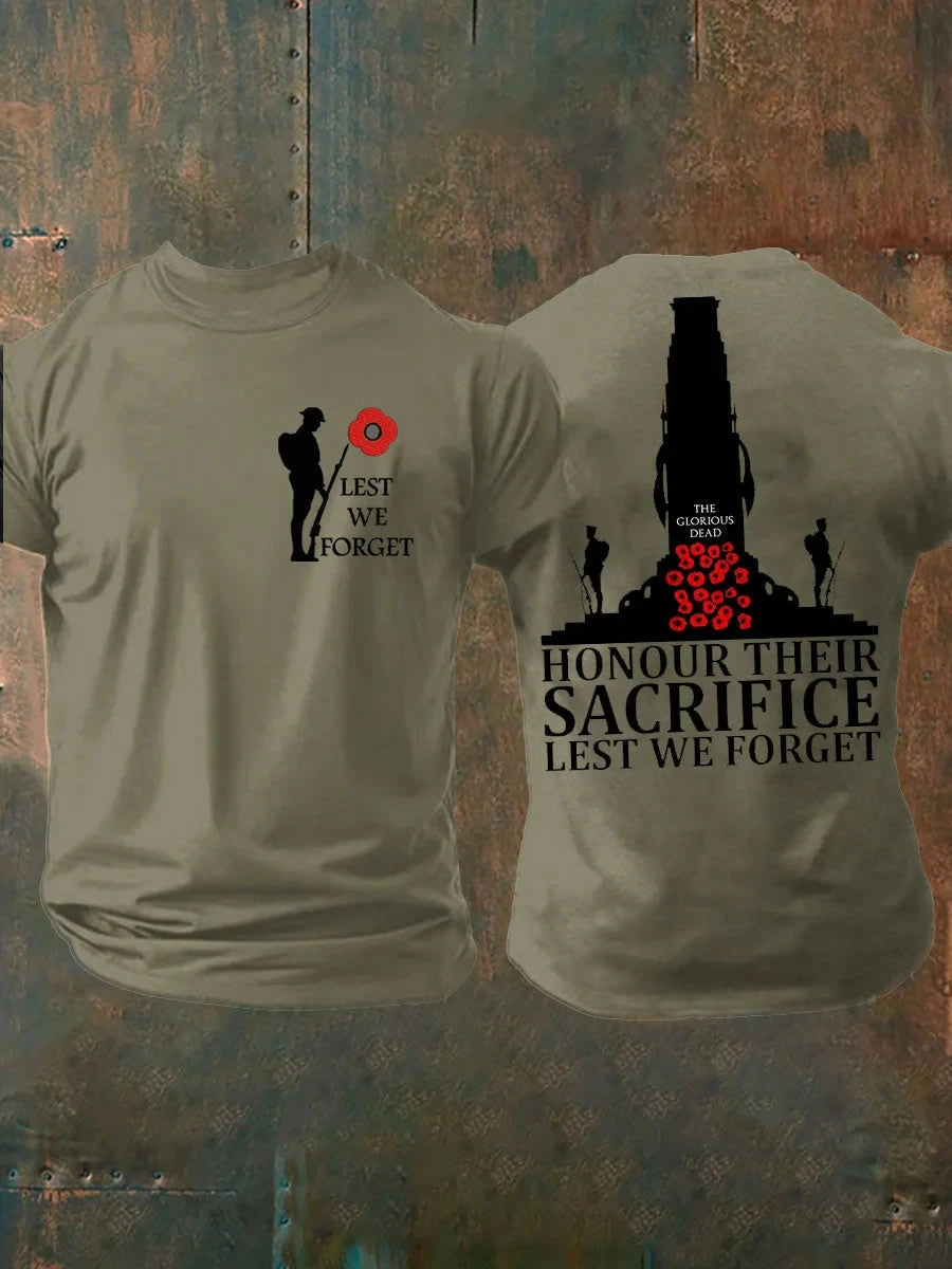 Lest We Forget T-Shirt British Remembrance Day Perfect Gift For Brothers - Foxy23shop