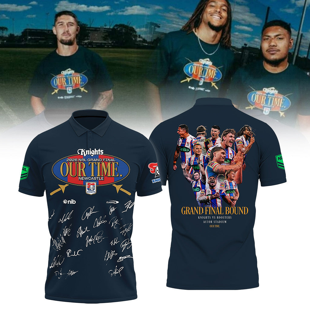 Newcastle Knights 2026 Grand Final T-Shirt Newcastle Knights Merch Gifts For Fans - Foxy23shop