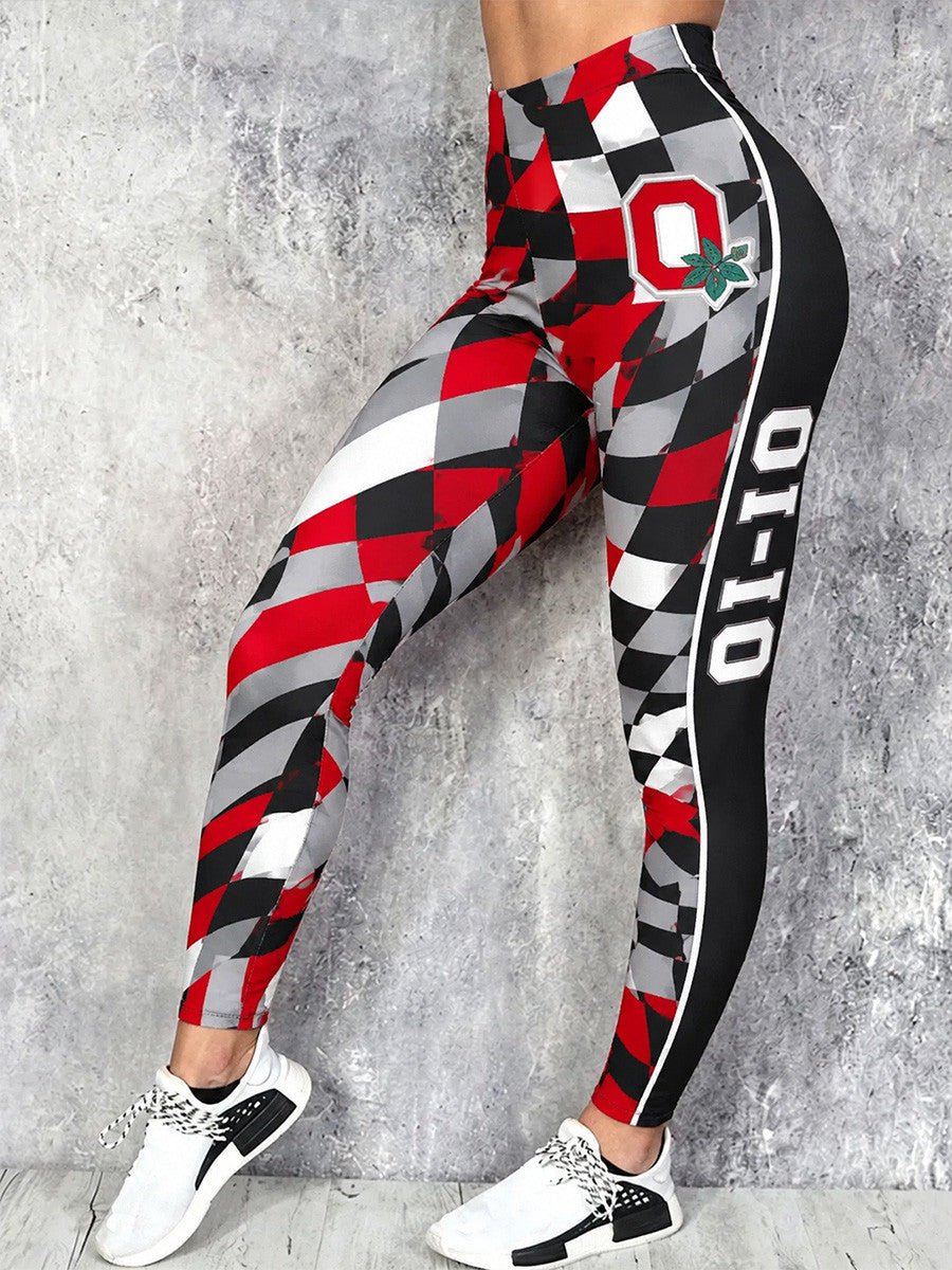 Ohio State Buckeyes 2026 NCAA Leggings Ohio State Buckeyes Merch Football Lover Gifts - Foxy23shop