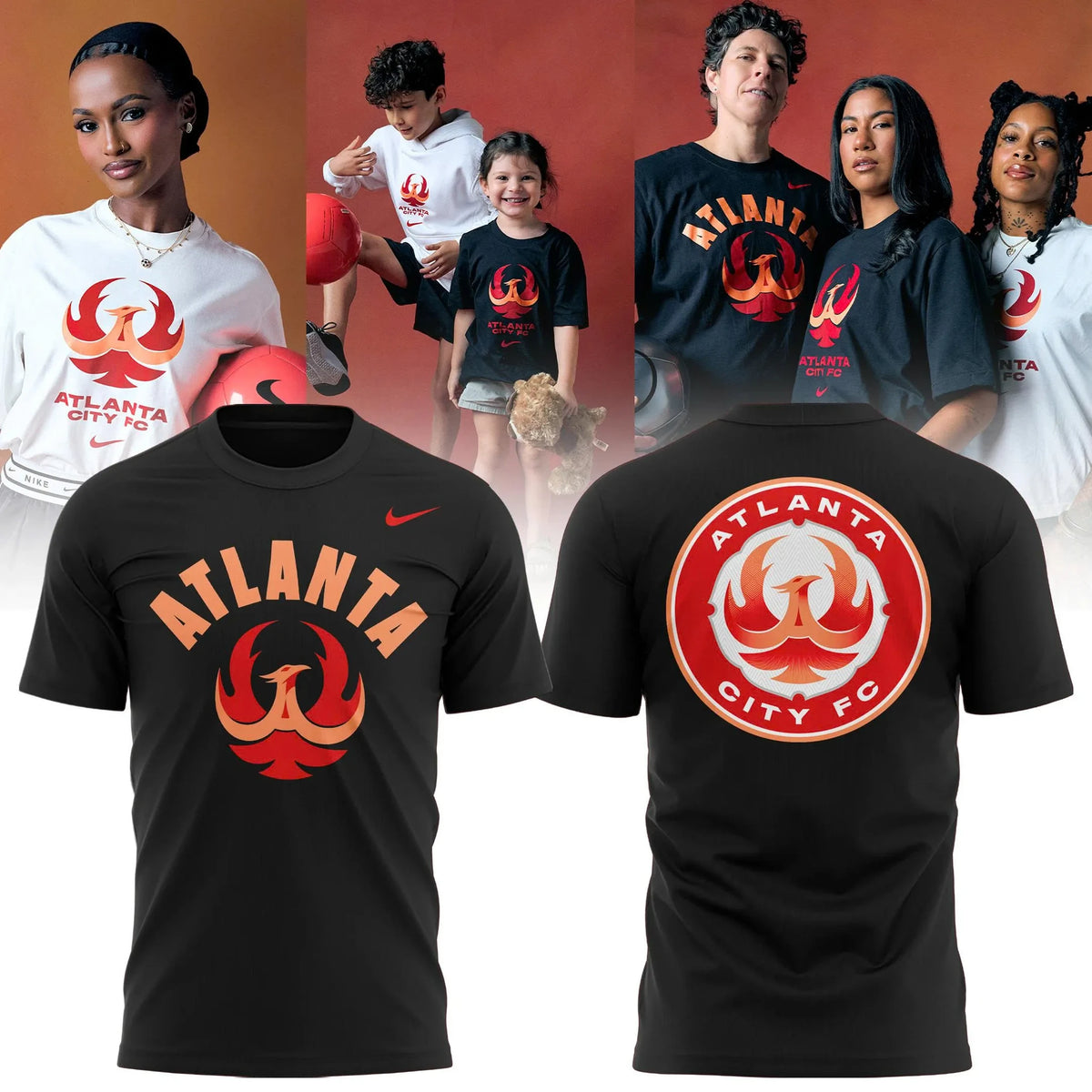 Atlanta City FC Merch NWSL 2028 Season Black Shirt Gifts For Boyfriend - Foxy23shop