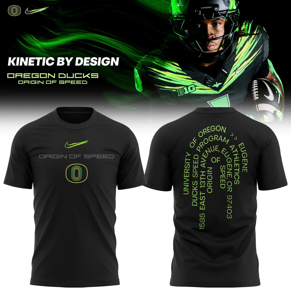 Oregon Ducks Merch Origin Of Speed 2026 T-Shirt Presents For Oregon Ducks Fans - Foxy23shop