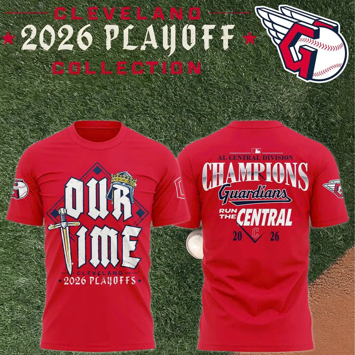 Cleveland Guardians Merch 2026 American League Central Division Championship Shirt Fan Gear - Foxy23shop
