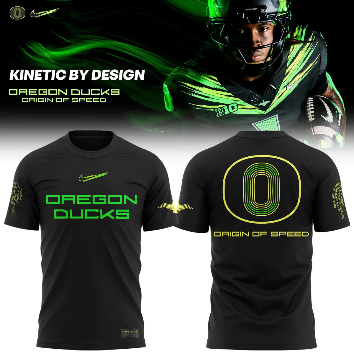 Oregon Ducks Merch Origin Of Speed 2026 T-Shirt Unique Fan Gifts - Foxy23shop