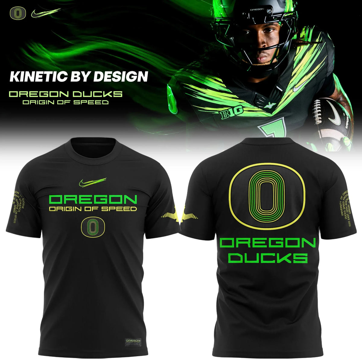 Oregon Ducks Merch Origin Of Speed 2026 T-Shirt Great Gifts For Fan - Foxy23shop