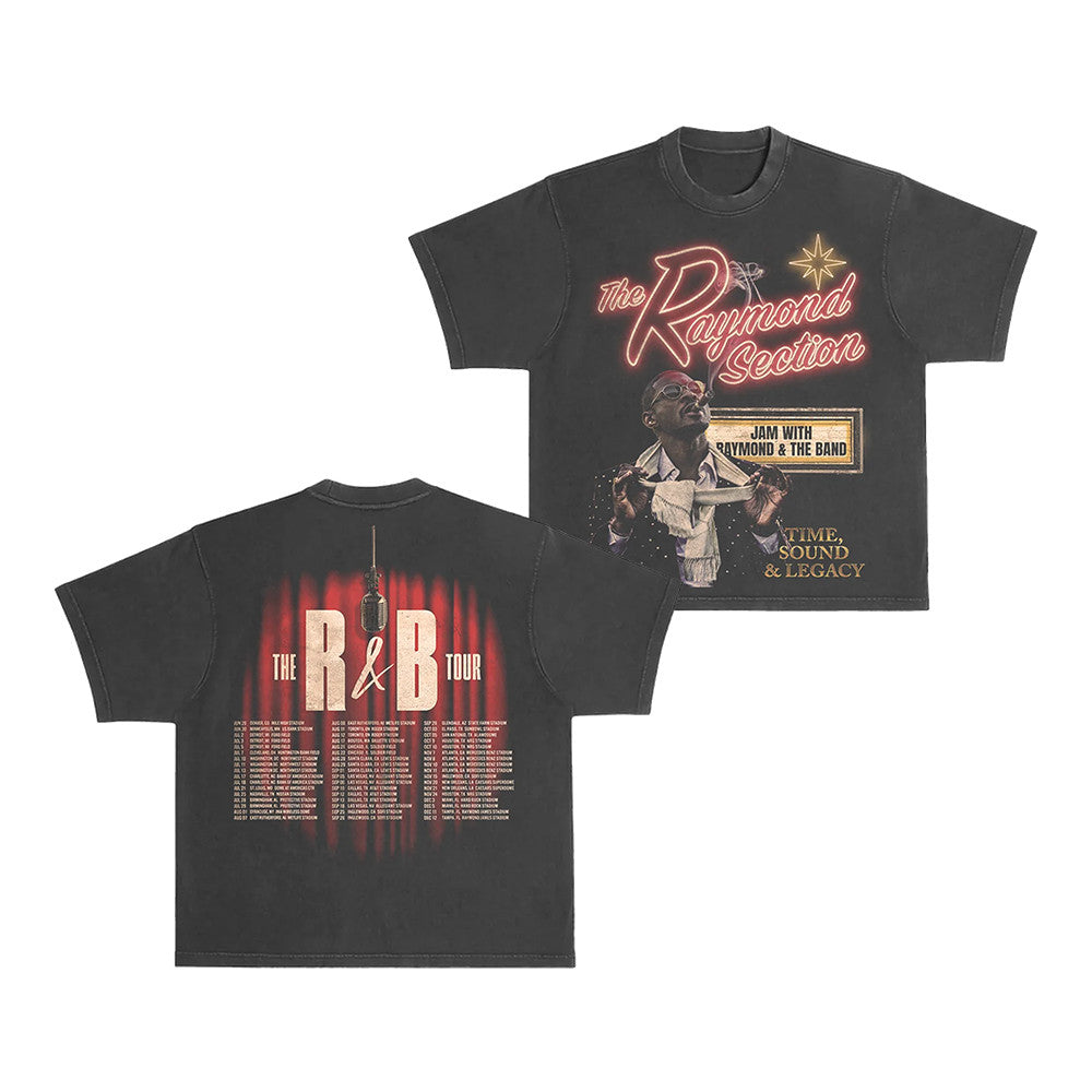 R B Tour Merch Usher Raymond R&B Tour Stage Graphic Shirt Gifts For Music Lovers - Foxy23shop