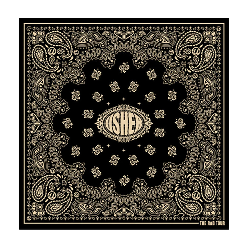 Usher Raymond R&B Tour Bandana R B Tour Merch Unique Gifts For Fans - Foxy23shop