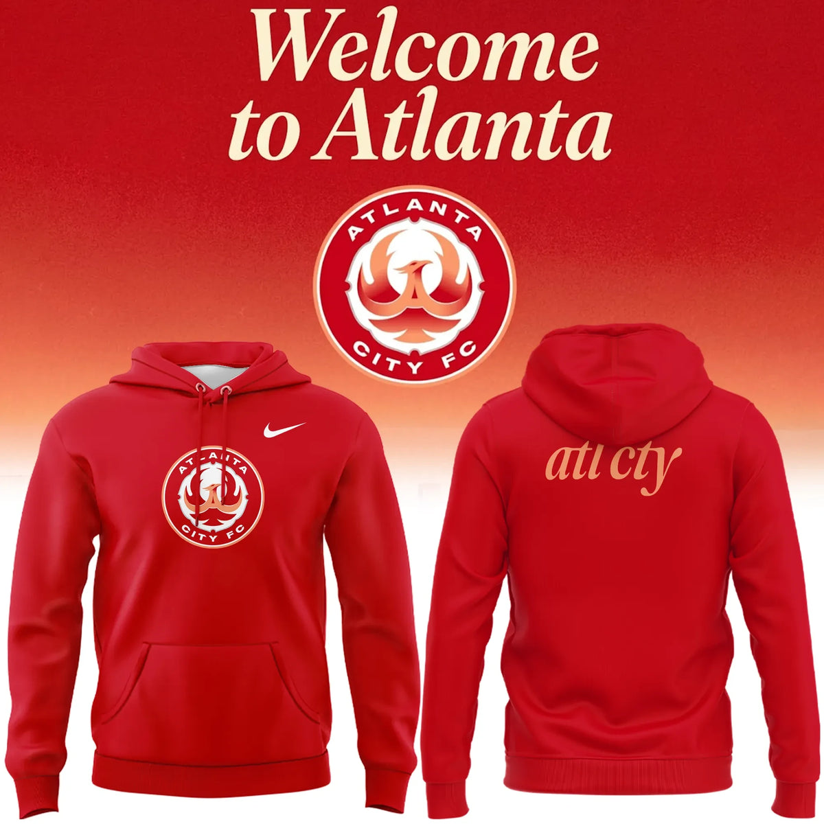 Atlanta City FC Merch NWSL 2028 Season Hoodie Atlanta City FC Clothing - Foxy23shop