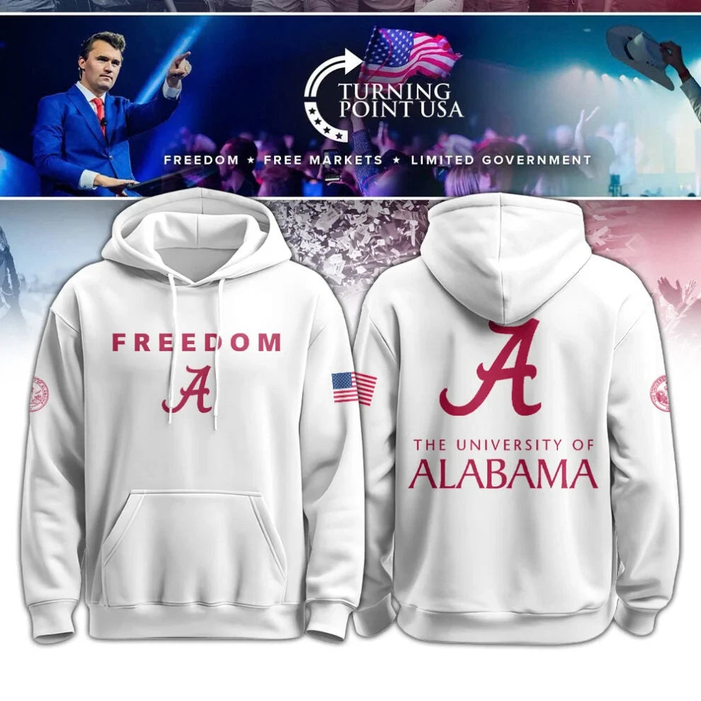 Alabama Crimson Tide x Turning Point USA Hoodie Alabama Crimson Tide Clothing Gifts For Fans - Foxy23shop