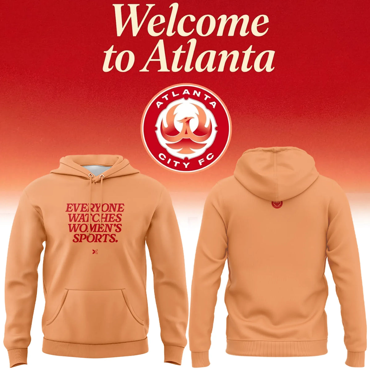 Atlanta City FC Merch NWSL 2028 Season Hoodie Atlanta City FC Apparel - Foxy23shop