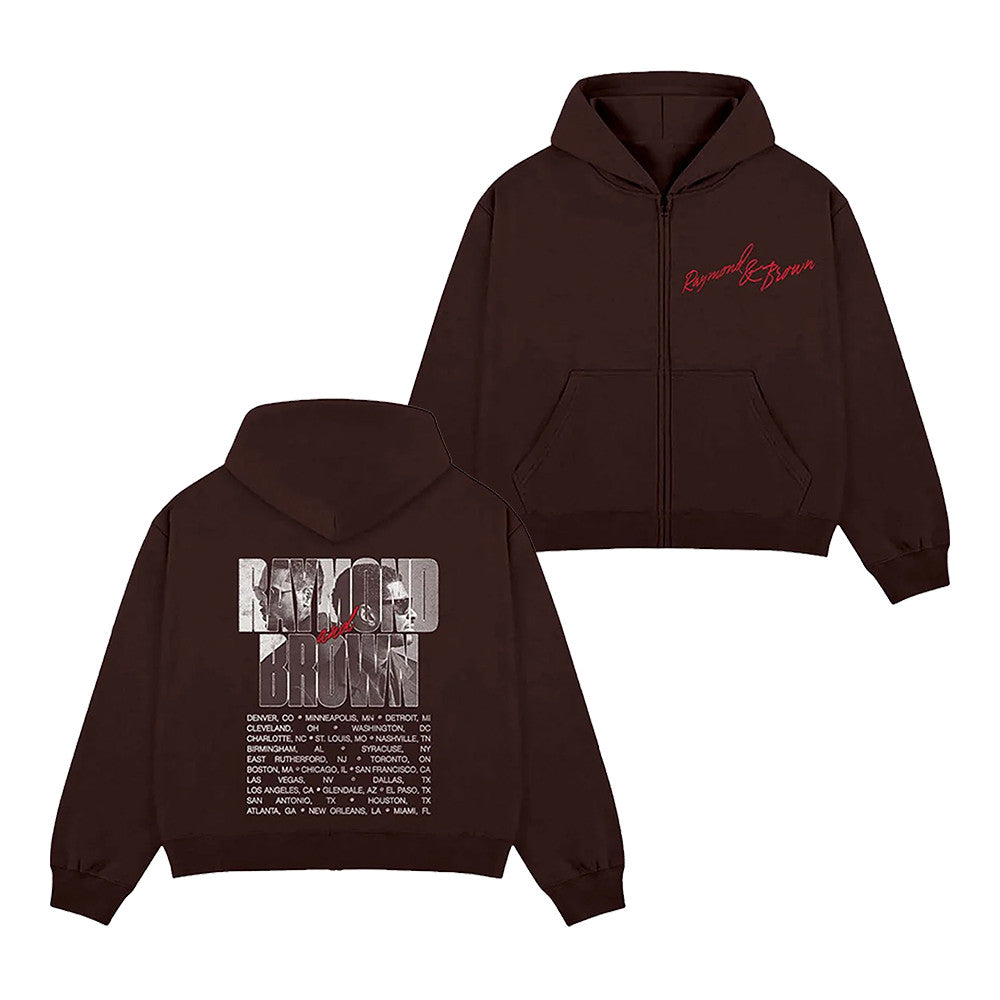 R B Tour Merch R&B Tour Zip Hoodie Best Presents For Music Lovers - Foxy23shop