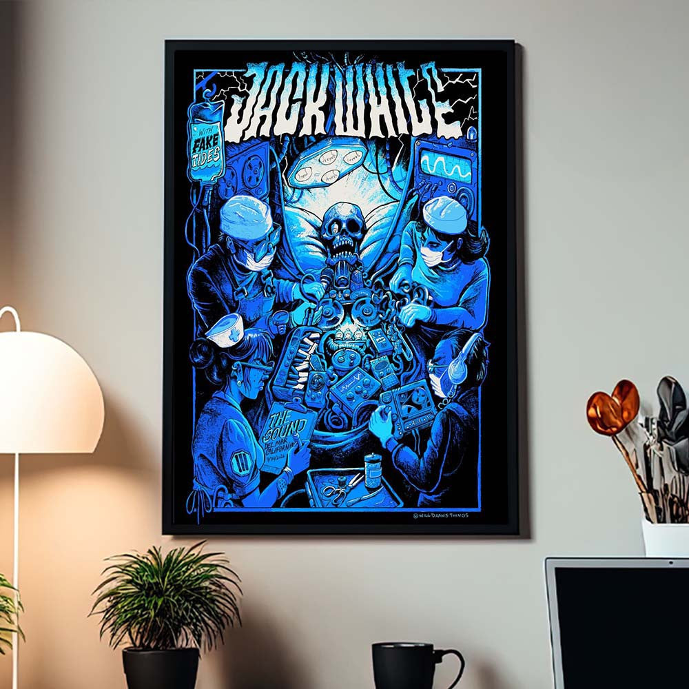 Jack White Del Mar CA 2026 Event Poster Jack White Concert Posters Gift Idea For Fan - Foxy23shop