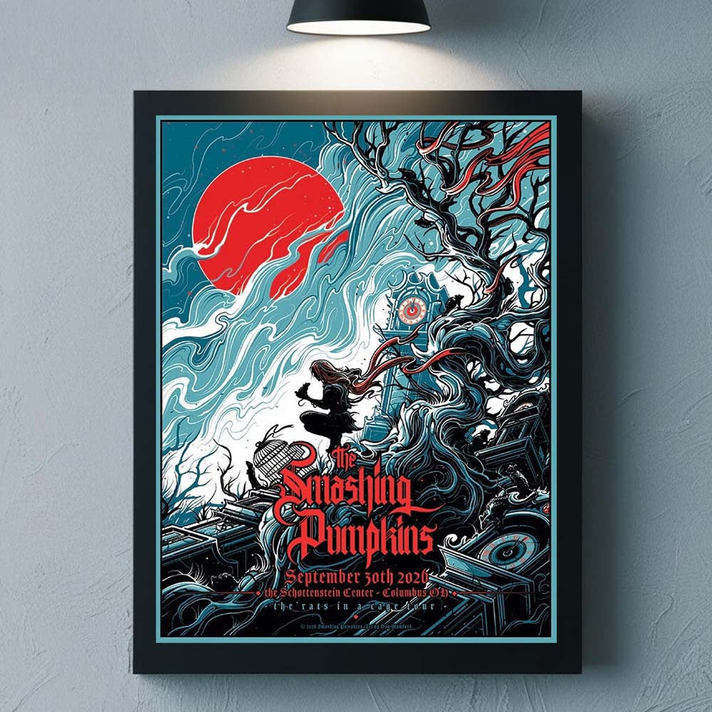 The Smashing Pumpkins Columbus OH 2026 Gig Poster The Smashing Pumpkins Concert Poster Gifts For Fan - Foxy23shop