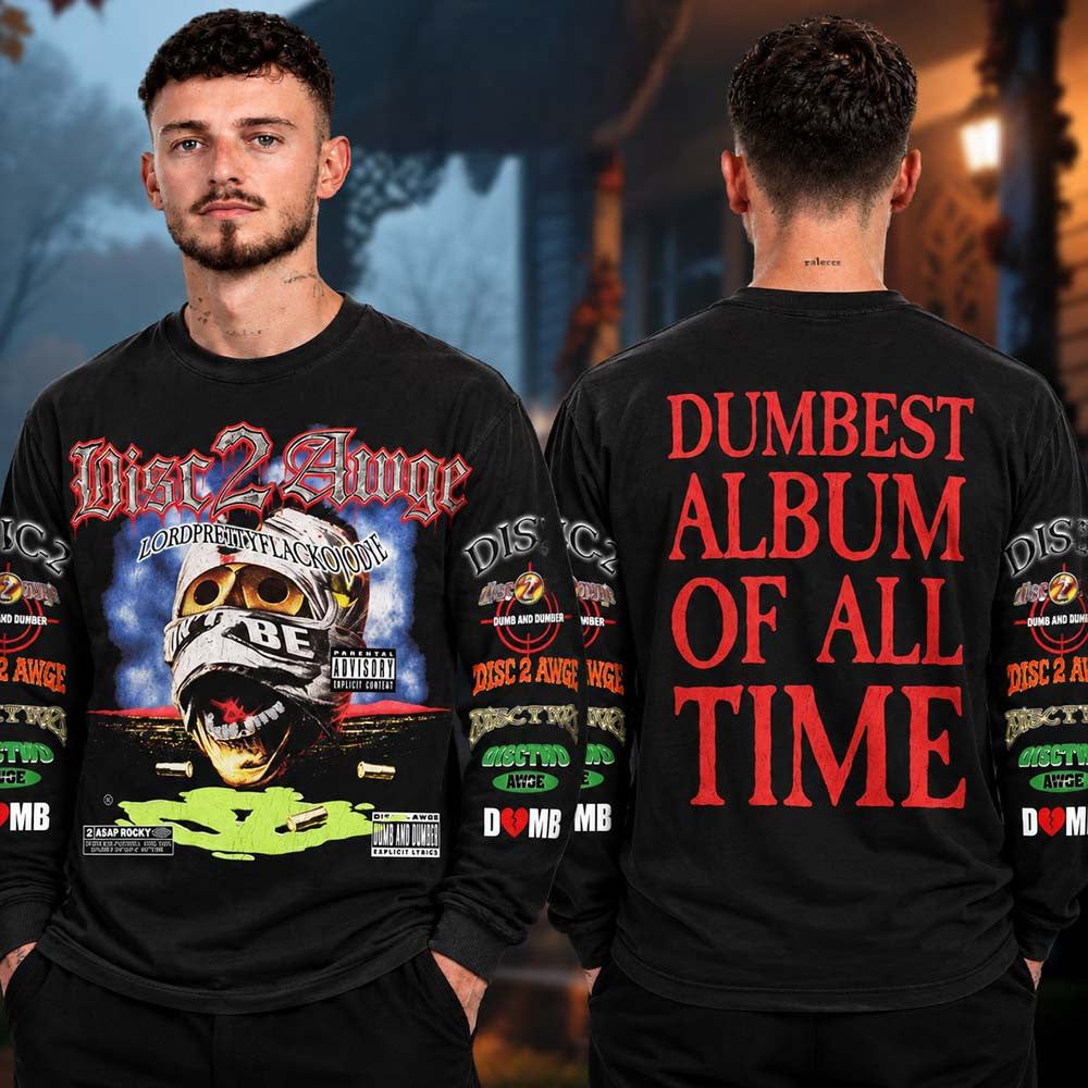 Asap Rocky Merch Dont Be Dumb Collection Dic 2 Long Sleeve Shirt Gifts For Asap Rockyv Fans - Foxy23shop
