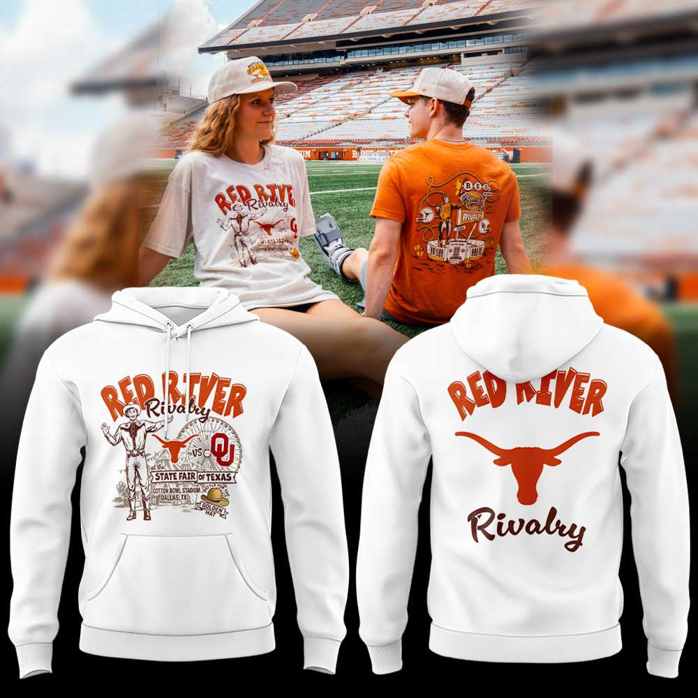 Texas Longhorns Merch 2026 Red River Rivalry Hoodie Gifts For Longhorn Nation - Foxy23shop