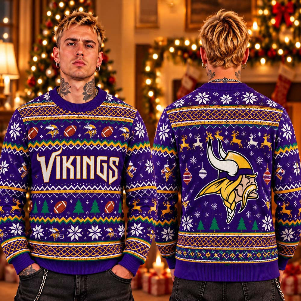 Minnesota Vikings NFL 2026 Ugly Christmas Sweater Best Xmas Gifts For Skol Nation - Foxy23shop