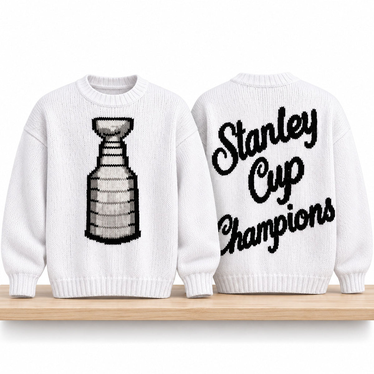 Stanley Cup Champions 2026 Ugly Sweater Stanley Cup 2026 Clothing Gifts For Fan - Foxy23shop