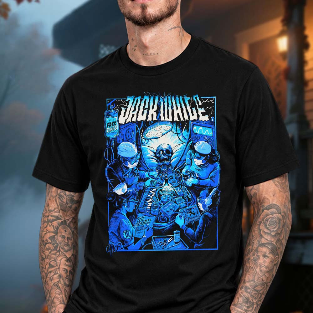 Jack White Del Mar CA Event Poster T-Shirt Jack White Merch Unique Gifts For Fans - Foxy23shop