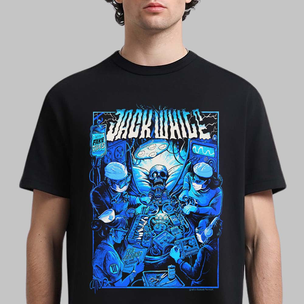 Jack White Merch Delmar California 2026 Show Poster T-Shirt Presents For Jack White Lover - Foxy23shop